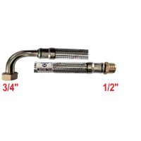 Crijevo m/1/2" x ž3/4" - 50 cm - Spojka za plinski bojler