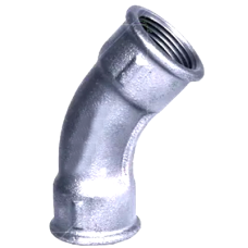 Luk 1/2" žž 45° - pocinčani