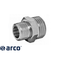 Nipla reducirana 1/2" x 3/8" - kromirana