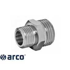 Nipla reducirana 1/2" x 3/8" - kromirana