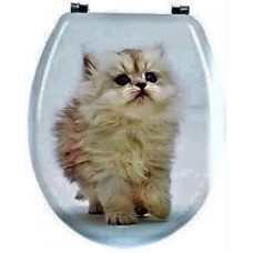 Toaletna daska - drvena MDF - Mačka