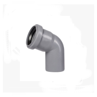 Koljeno PVC ø50 mm - 67°