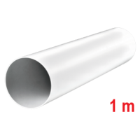 Cijev ventilacijska ø125 mm x 1 m - okrugla