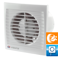 Ventilator ø 100 mm + potez + klapna