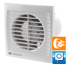 Ventilator ø 100 mm + potez + klapna