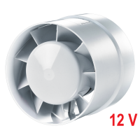 Ventilator ø 100 mm - cijevni - 12 Volti