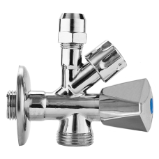 Ventil 1/2" x 3/4" x 3/8" kutni BOOU - kombinirani