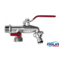 Vrtna slavina 1/2" AQUA - dupla