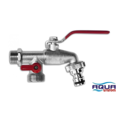 Vrtna slavina 1/2" AQUA - dupla
